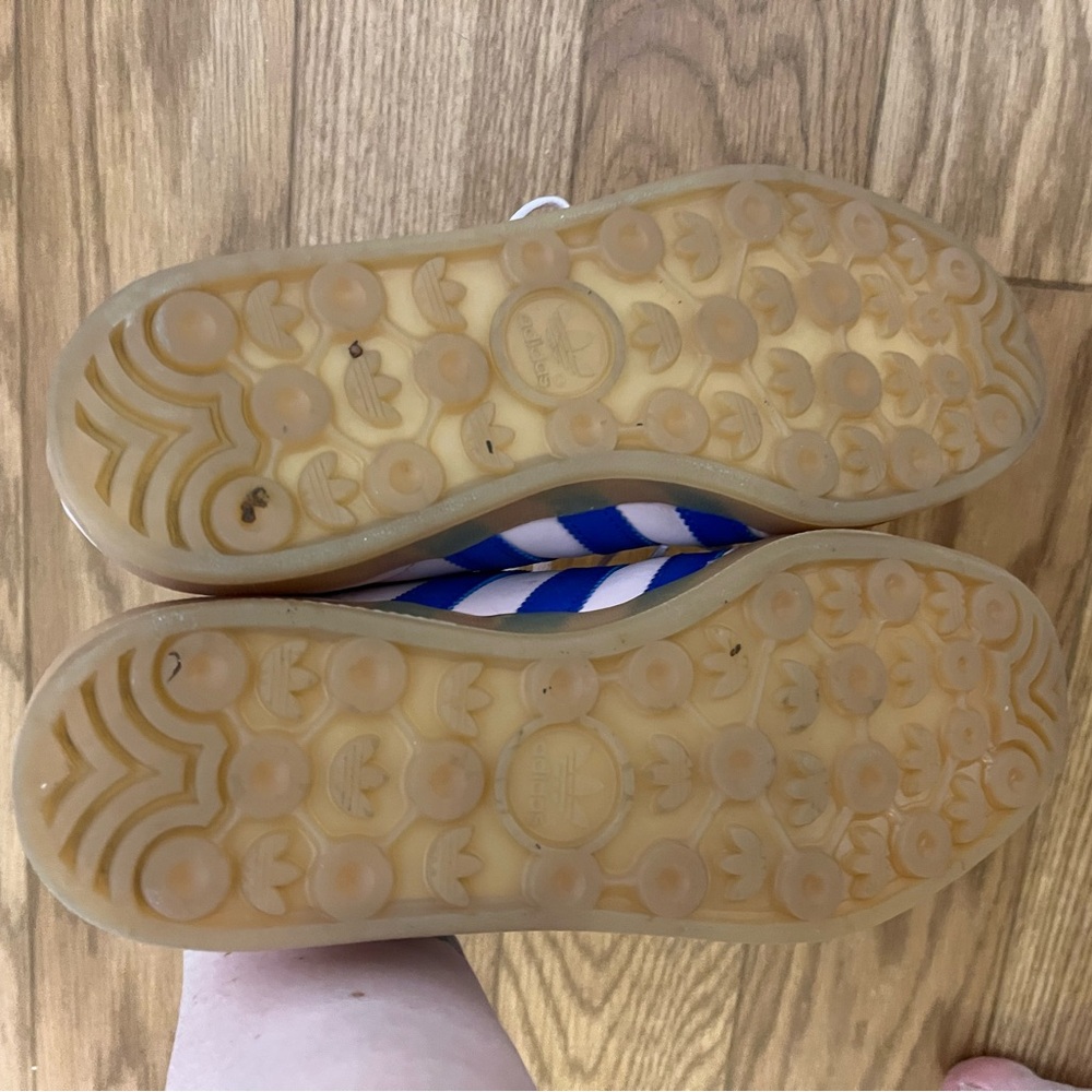 adidas Gazelle Pink and Blue Women's Sneakers - Picture 7 of 8